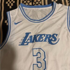 NBA Los Angeles Lakers Anthony Davis basketball jersey nice colors size 3 XL